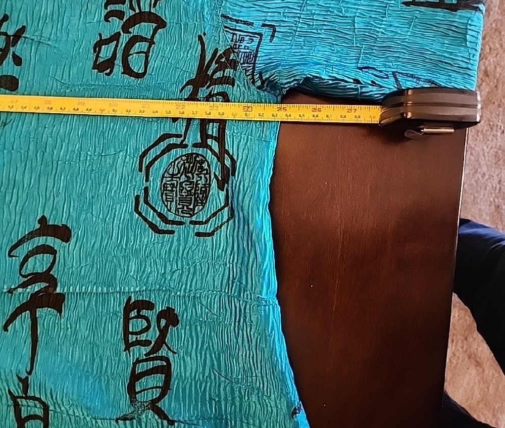 Chico's Teal Jacket with Black Pattern - Picture 8 of 9